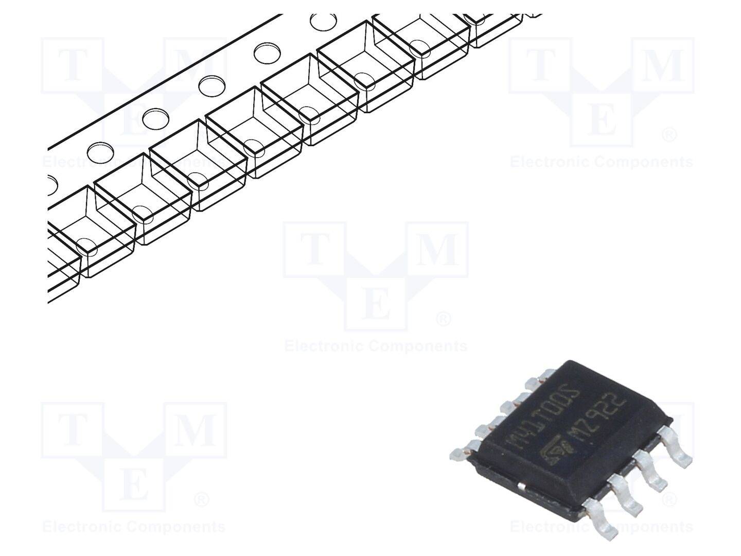 STMicroelectronics M41T00SM6F IC: RTC; I2C; SRAM; SO8; 2,7÷5,5V - 1 stuk-0