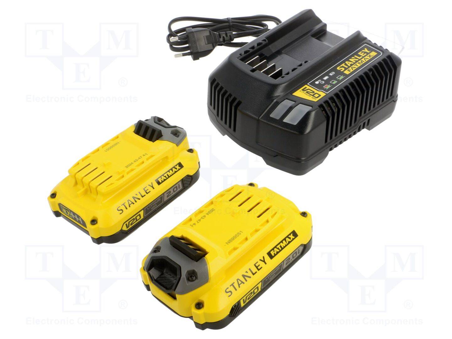STANLEY STL-SFMCB12D2-QW Accu: Li-Ion; 18V; 4Ah; Set: lader; FATMAX V20 - 1 set-0