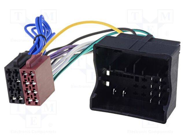 4CARMEDIA ZRS-AS-68B Adapter; Audi,Seat,VW,Škoda; ISO - 1 stuk-0