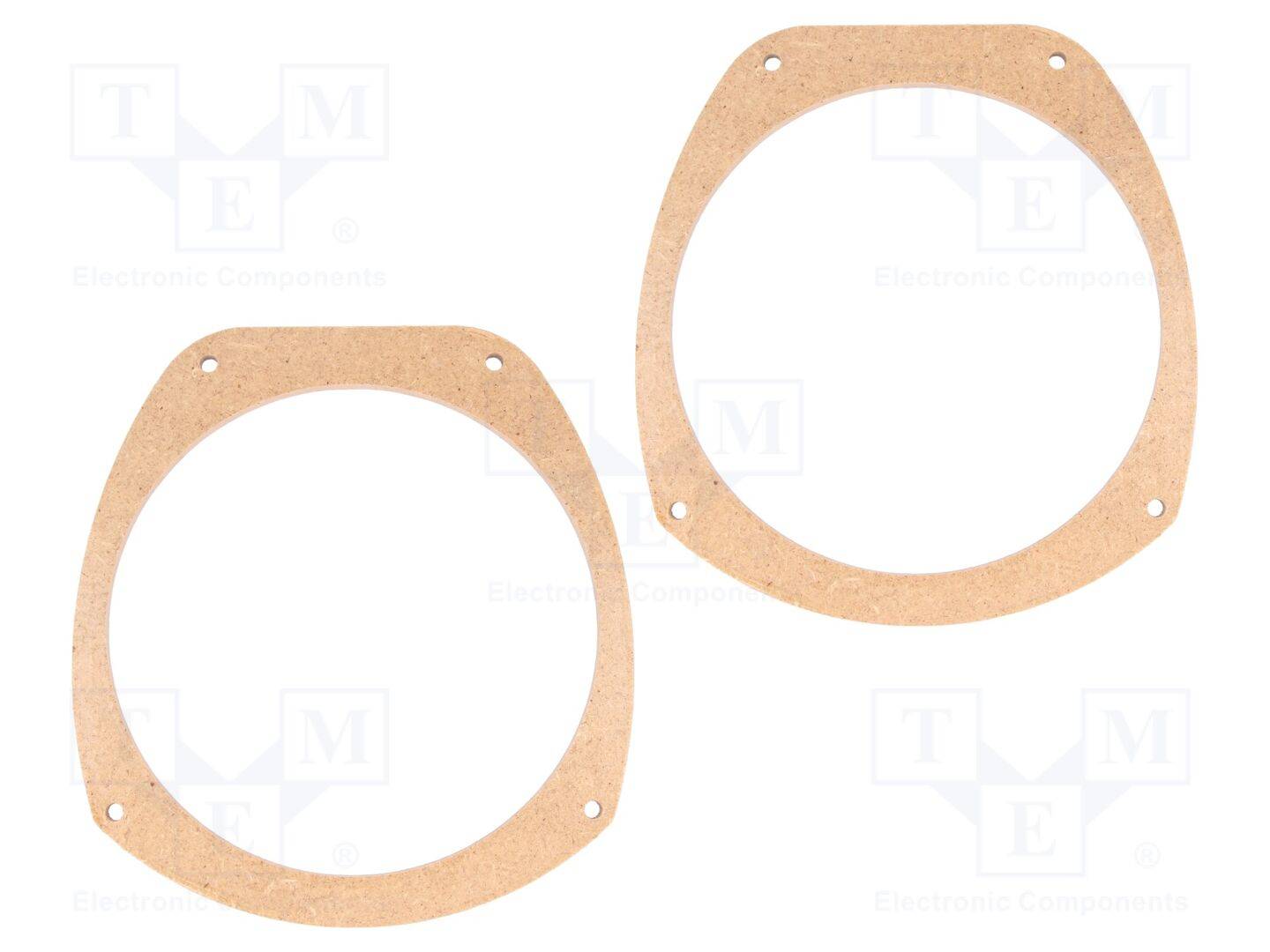 4CARMEDIA MDF-D.63 Afstand; MDF; 165mm; Land Rover; geïmpregneerd,gelakt; 2st. - 1 set-0