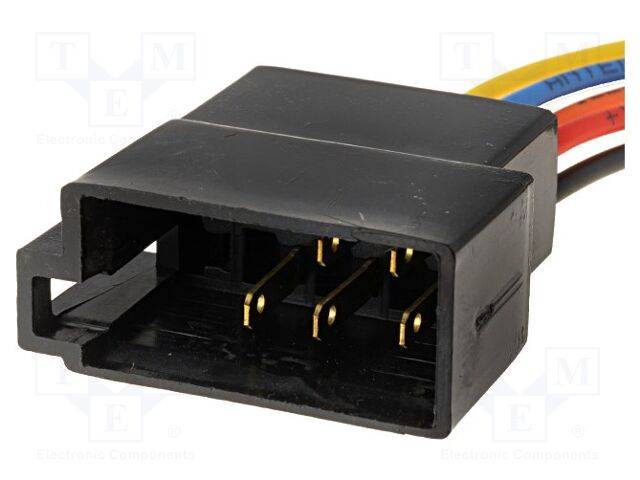 4CARMEDIA ZRS-ISO/ZAS/GN Autoconnector; ISO-contact,draden; PIN: 5 - 2 stuks-0