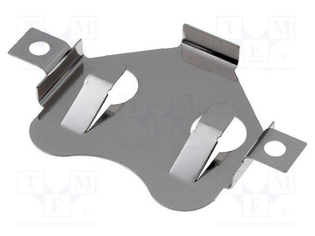 KEYSTONE KEYS3006 Houder; CR2430,DL2430; SMD; H: 4mm; Ø: 24mm - 2 stuks-0