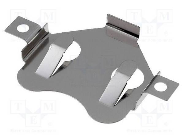 KEYSTONE KEYS3006 Houder; CR2430,DL2430; SMD; H: 4mm; Ø: 24mm - 2 stuks