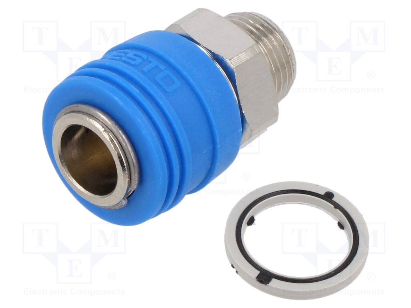 FESTO KD4-3/8-A Connectoraansluiting; -0,95÷12bar; Schroefdr: G 3/8"; 1274l/min - 1 stuk-0
