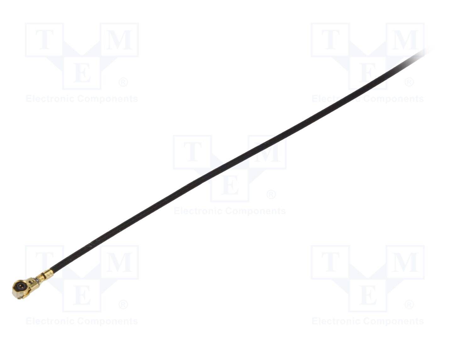HIROSE UFL2LPA068Y2TA300 Kabel; 0,3m; U.FL vrouwelijk,aan beide zijden; zwart; hoek - 1 stuk-0