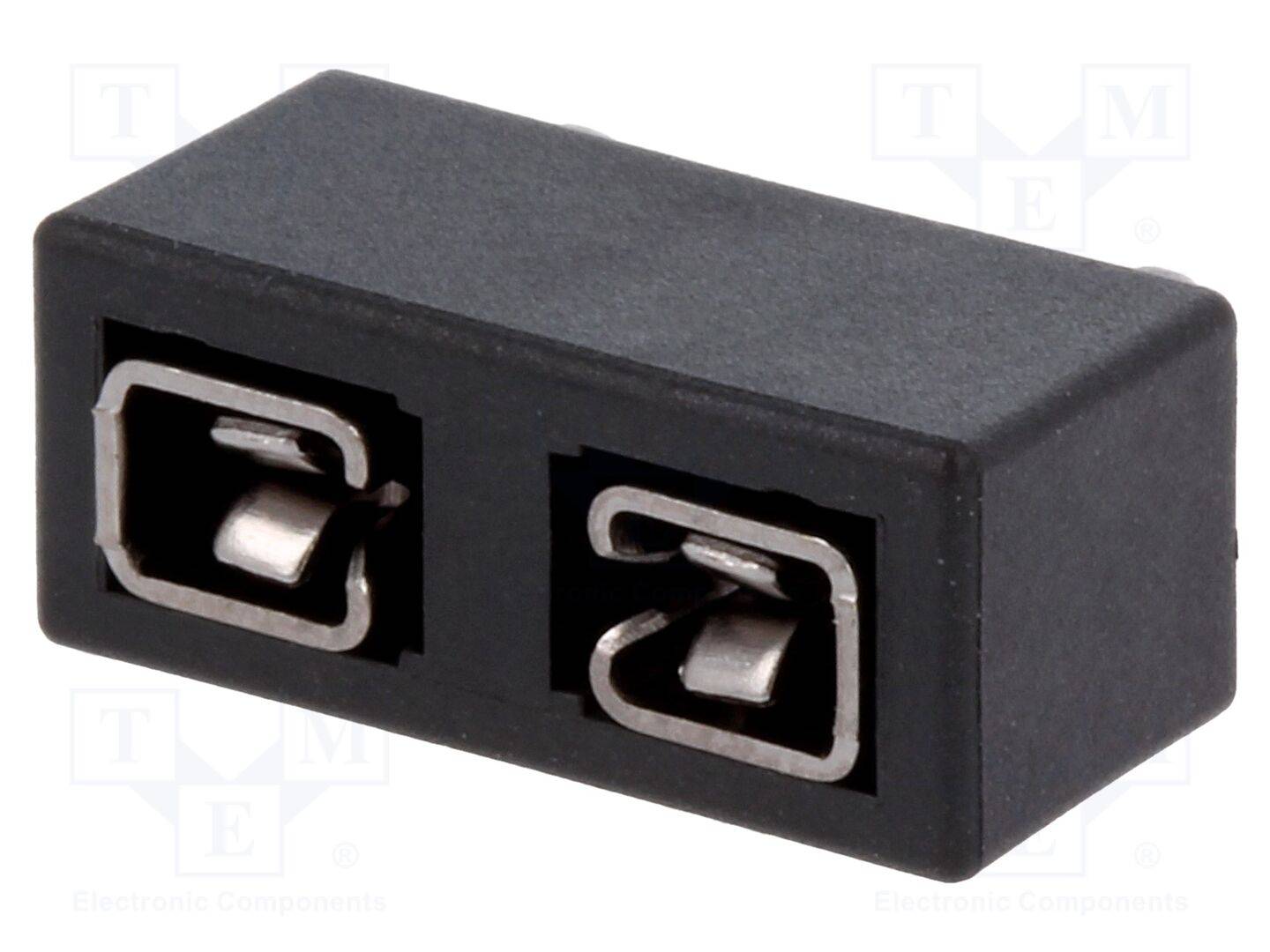 KEYSTONE KEYS3568 Houder; 20A; PCB,verticaal,THT; Uitg: solderen; Cont: messing; PBT - 1 stuk-0