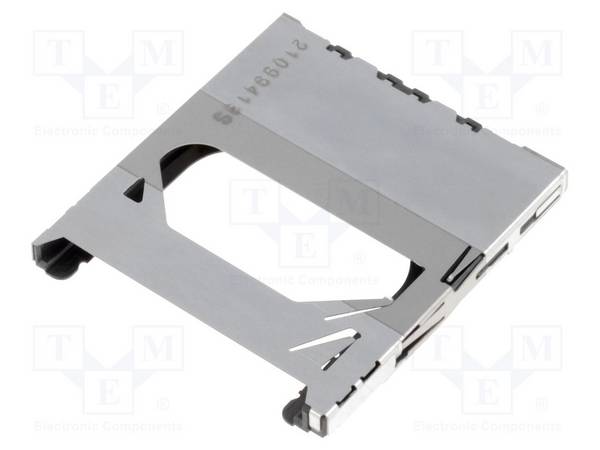 JST SDK-9BNS-K13-GS-TB Connector: voor kaarten; MMC,SD; push-push; SMT; PIN: 9 - 1 stuk