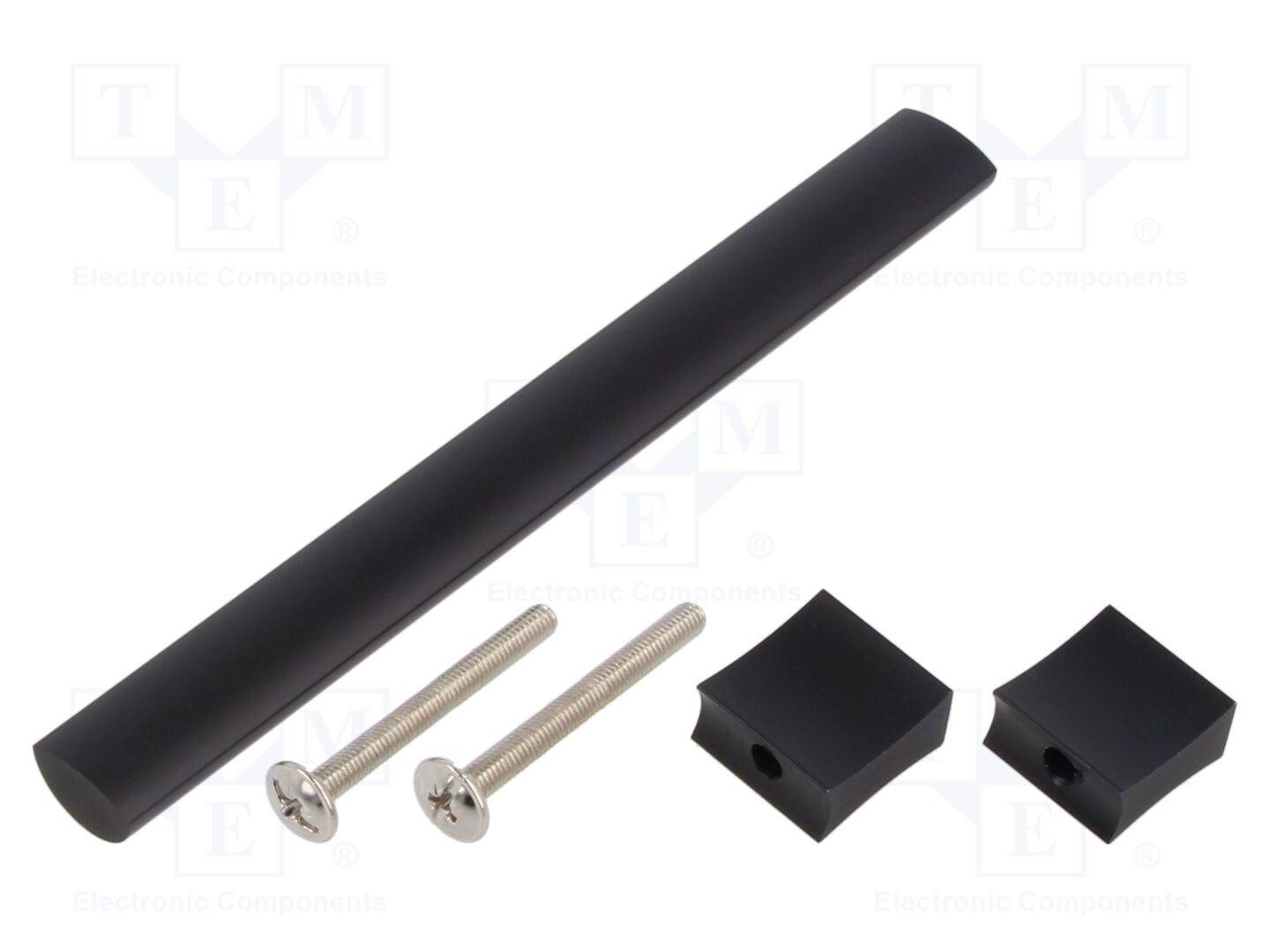GTV Poland GTV-UA-B031112820M Houder; aluminium; matzwart; H: 30,5mm; L: 148mm; W: 15,5mm - 1 stuk-0