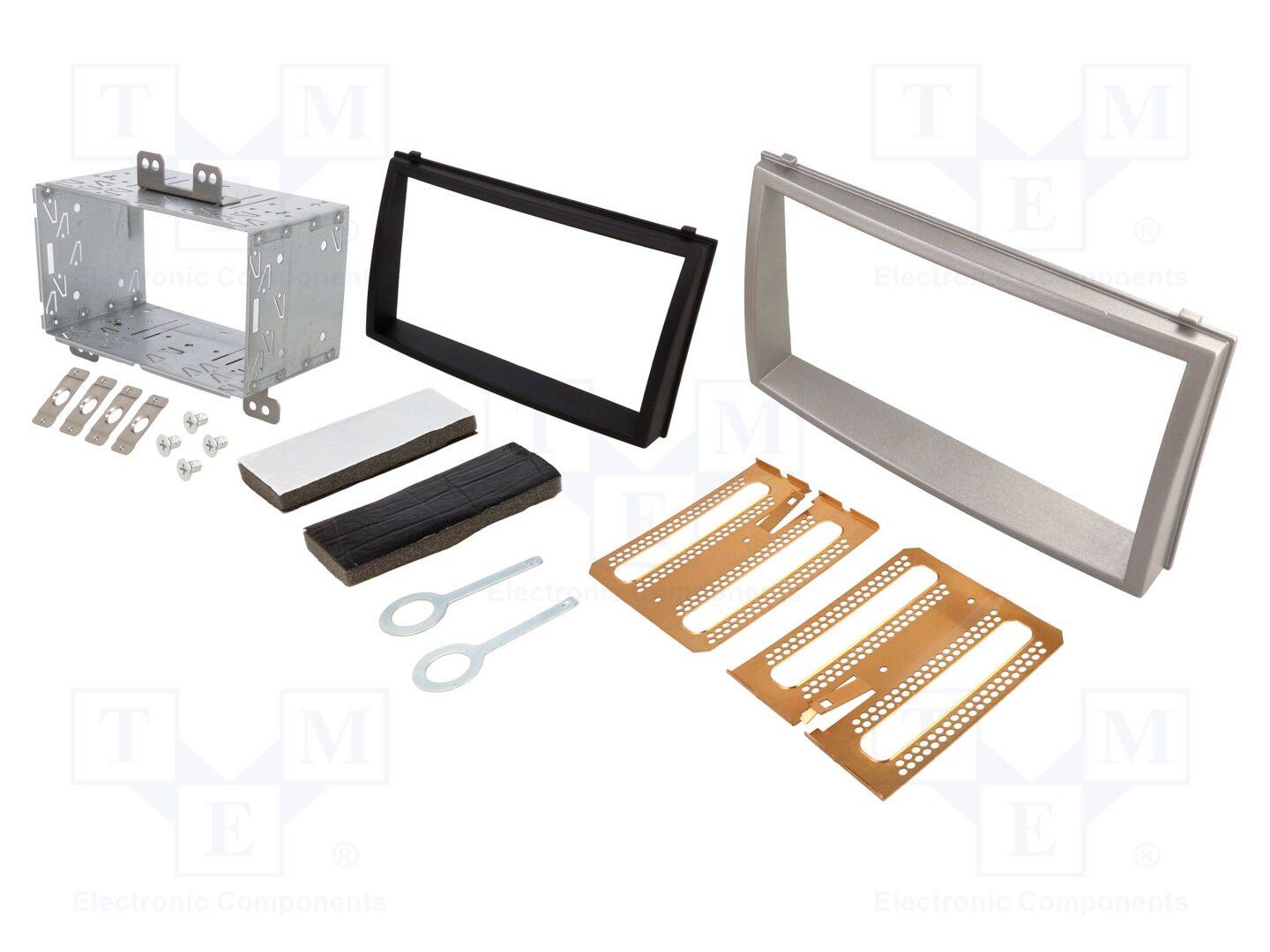 PER.PIC. RAM-40.1080 Radiomontageframe; Hyundai; 2 DIN; zwart - 1 stuk-0