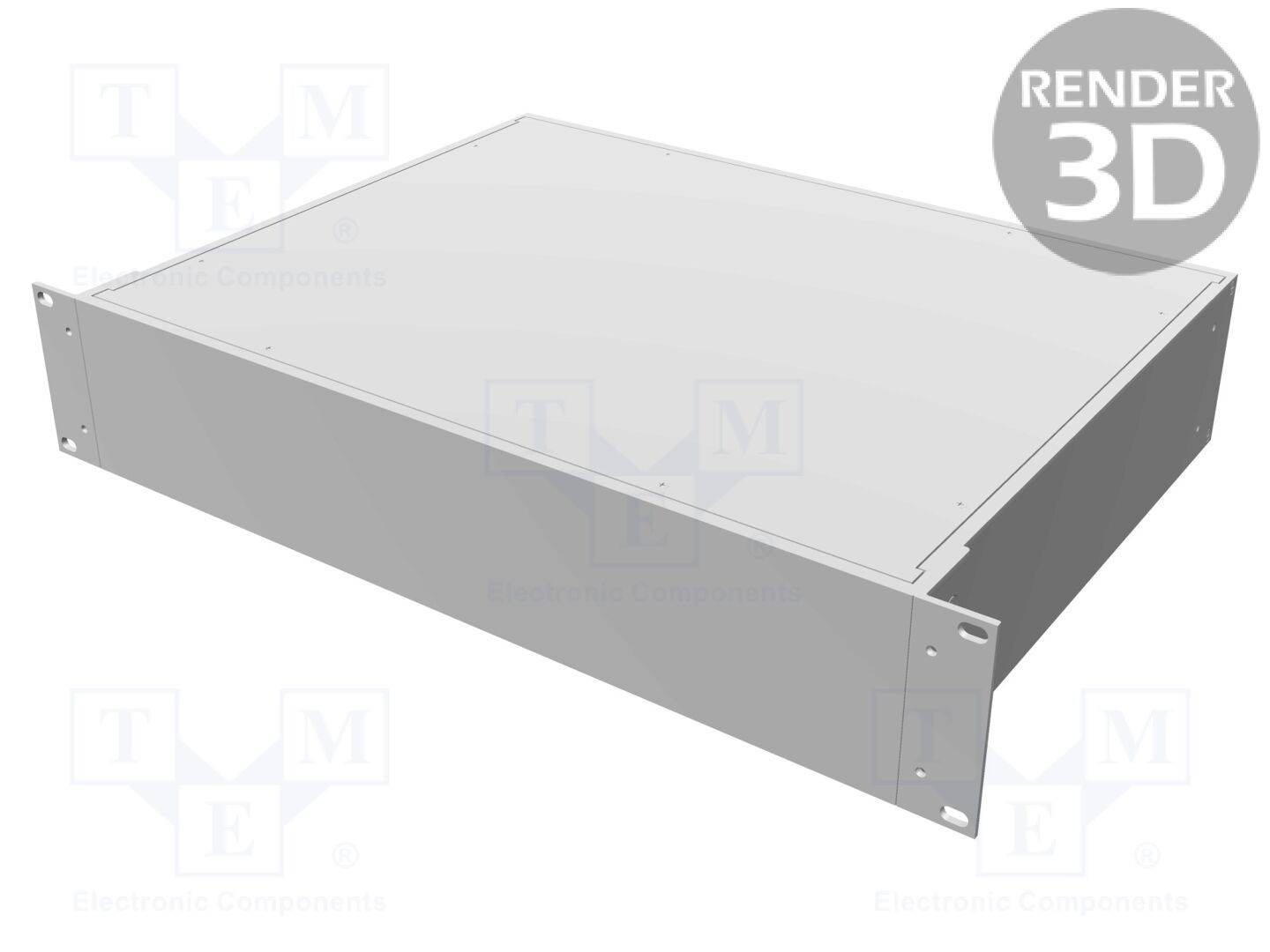 HAMMOND HM-RM2U1913SBK Behuizing: voor rackmontage; Standaard: 19"; 2U; W: 422mm; H: 89mm - 1 stuk-0