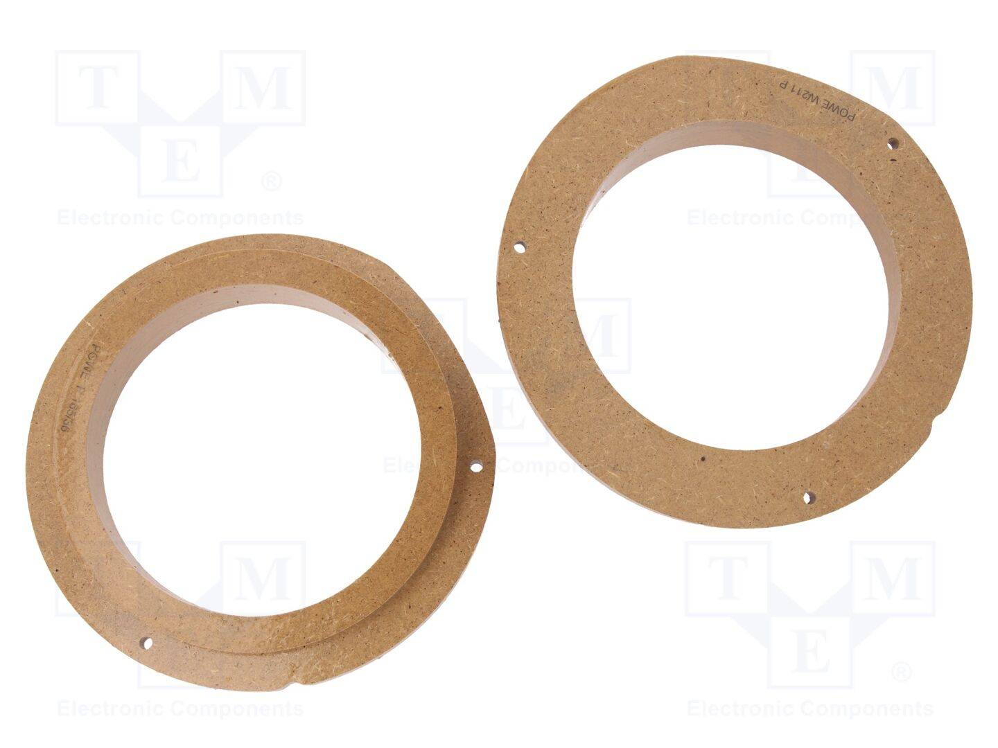 4CARMEDIA MDF-D.77 Afstand; MDF; 165mm; Mercedes; geïmpregneerd,gelakt; 2st. - 1 set-0