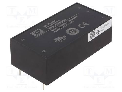 XP POWER ECE80US24 Omvormer: AC/DC; 80W; Uin: 85÷264VAC; 24VDC; Iuit: 3,33A; OUT: 1; 87% - 1 stuk