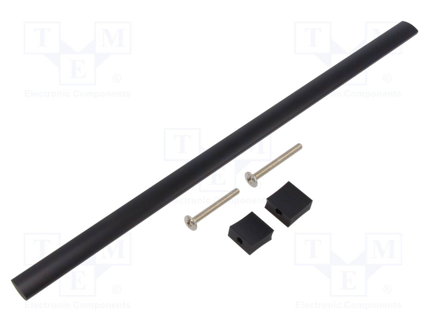 GTV Poland GTV-UA-B031132020M Houder; aluminium; matzwart; H: 30,5mm; L: 340mm; W: 15,5mm - 1 stuk-0