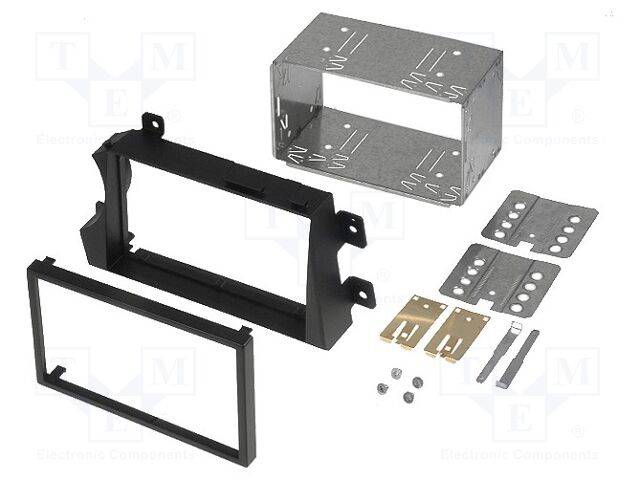 ACV RAM-40.416 Radiomontageframe; SsangYong; 2 DIN; zwart - 1 stuk-0