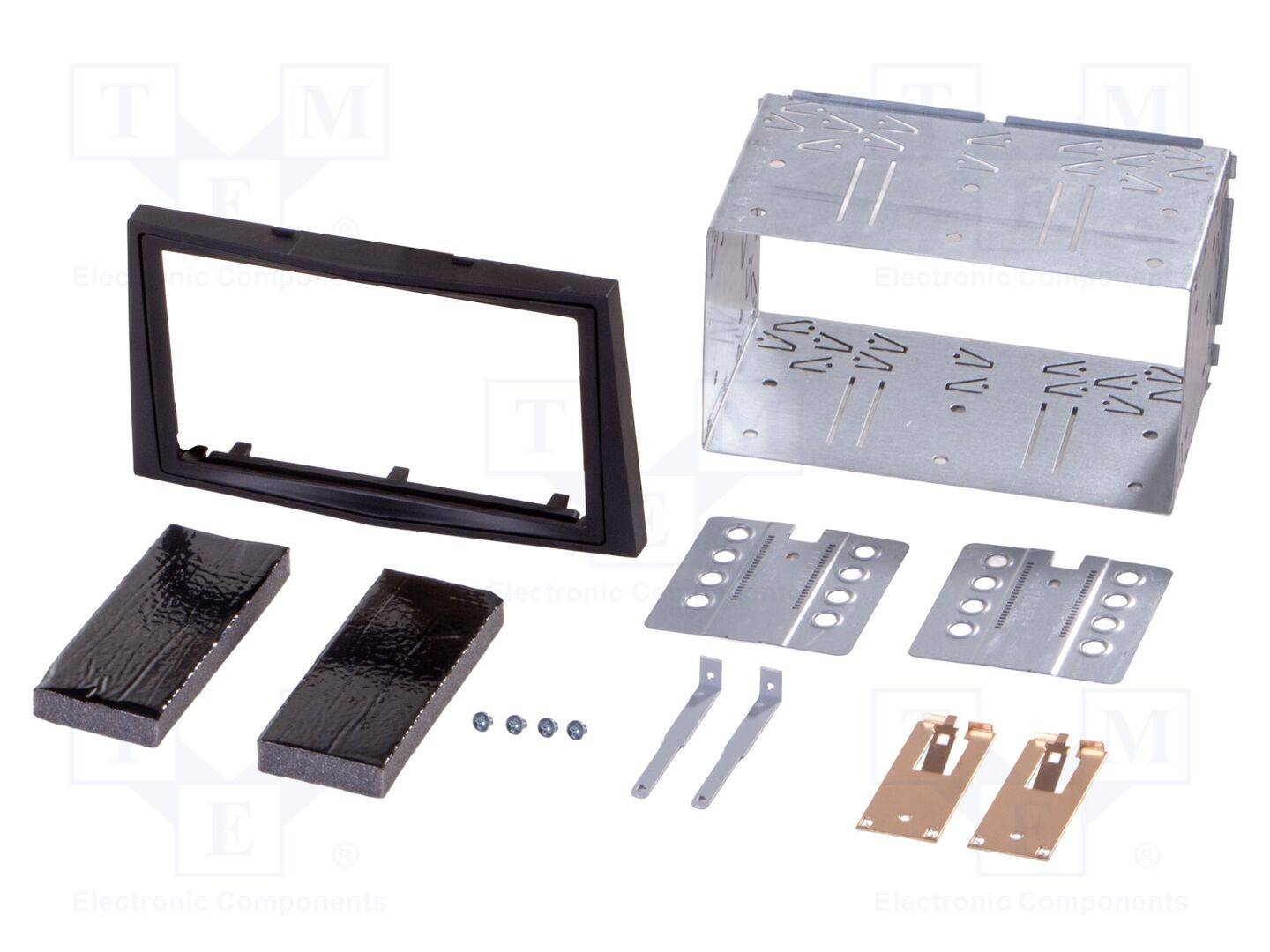 PER.PIC. RAM-40.1102 Radiomontageframe; Opel; 2 DIN; zwart - 1 stuk-0