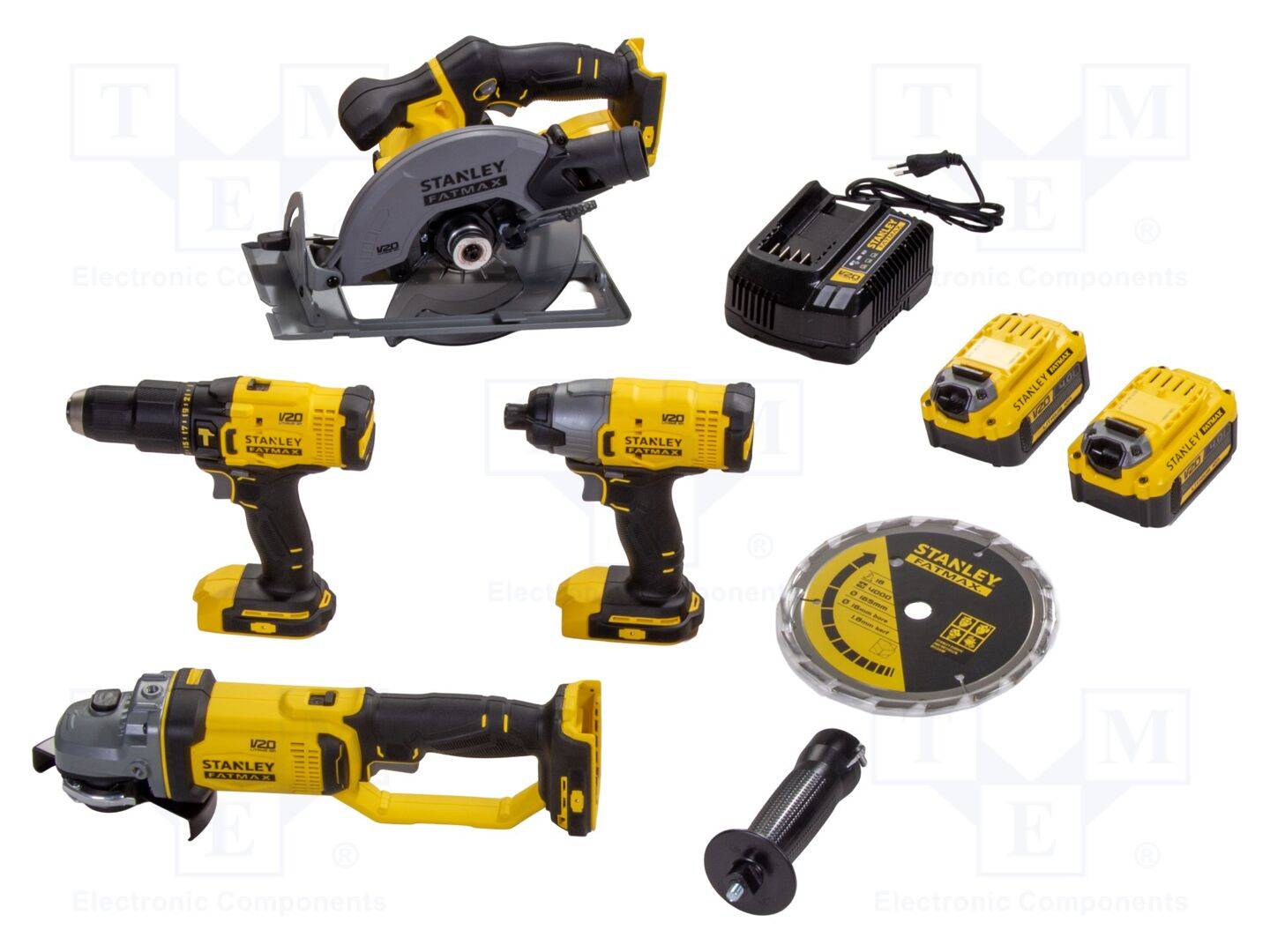 STANLEY STL-SFMCK469M2-QW Set; accu; 230VAC; 18VDC; FATMAX V20 - 1 set-0