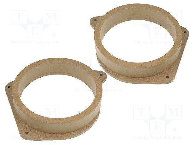 4CARMEDIA MDF-D.34 Afstand; MDF; 165mm; Seat; geïmpregneerd,gelakt; 2st. - 1 set-0