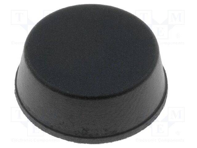 FIX&FASTEN FIX-RF-005 Zelfklevend voetje; zwart; rubber; A: 13mm; B: 11,4mm; C: 5mm - 10 stuks-0