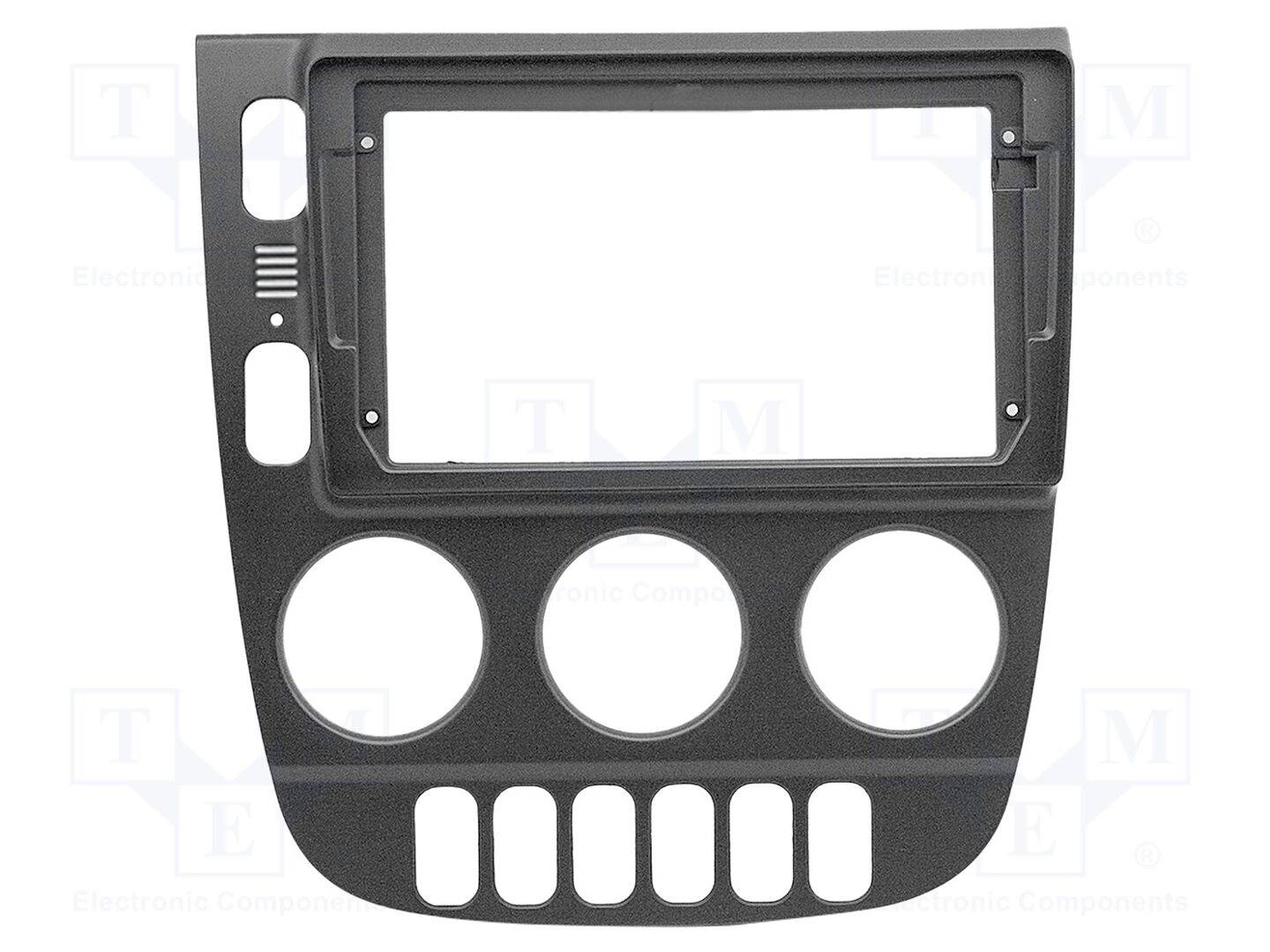 ACV 381190-96-1 Radiomontageframe; Mercedes; zwart; 9" - 1 stuk-0