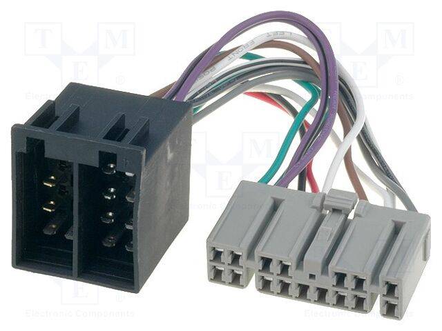 4CARMEDIA ZRS-200 Connector; ISO; Isuzu,Opel; PIN: 16 - 1 stuk-0
