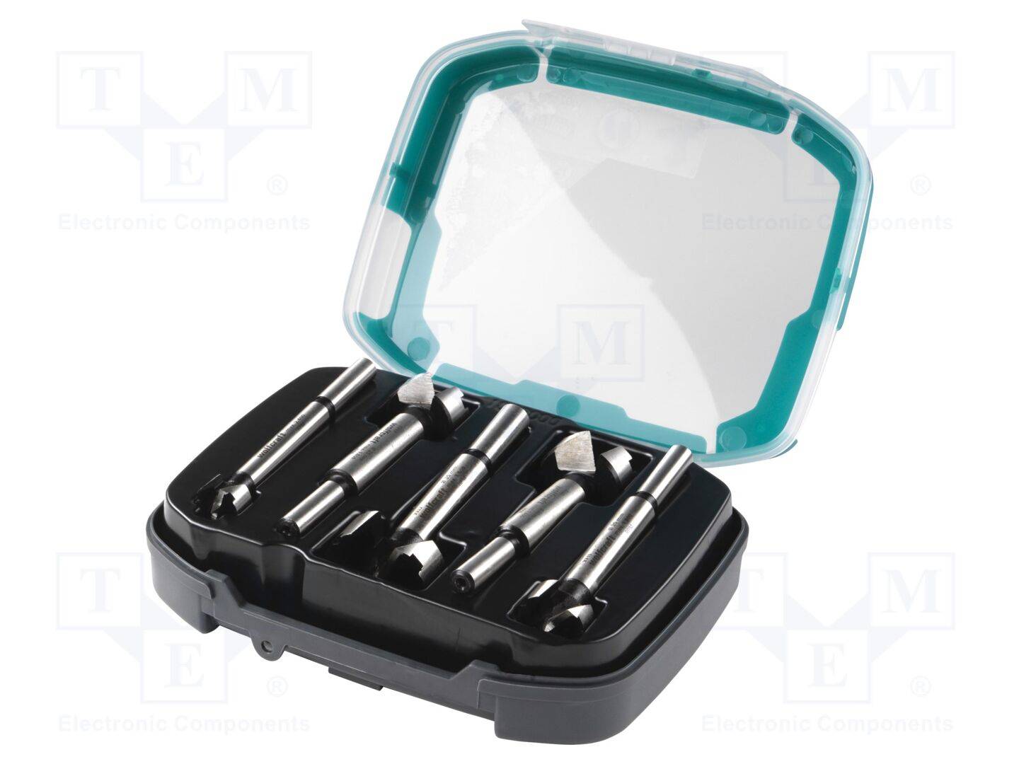 WOLFCRAFT WF1002000 Boor-set; plastic doos; Forster; hout,spaanplaat; 5st. - 1 set-0