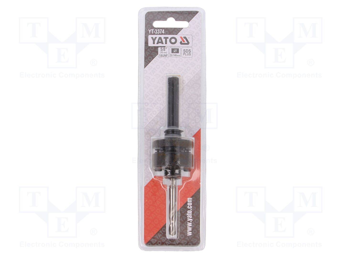 YATO YT-3374 Boorkroonadapter; Houder: SDS-Plus®; Schroefdr: 5/8" - 1 stuk-0