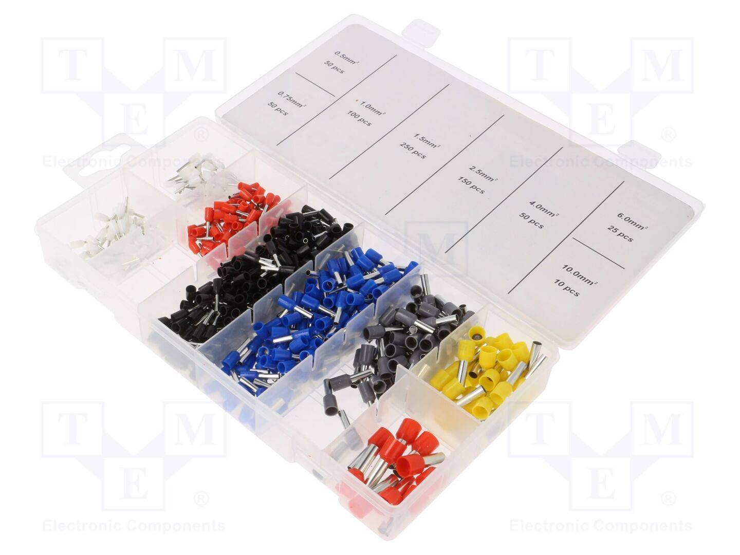 YATO YT-06895 Uiteinde: huls-set; geïsoleerd; klemmen; voor draad; 685st. - 1 set-0