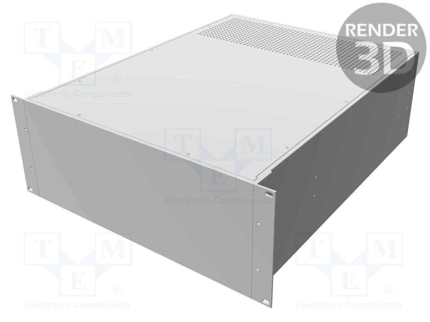 HAMMOND HM-RM4U1922VBK Behuizing: voor rackmontage; Standaard: 19"; 4U; W: 422mm; H: 178mm - 1 stuk-0