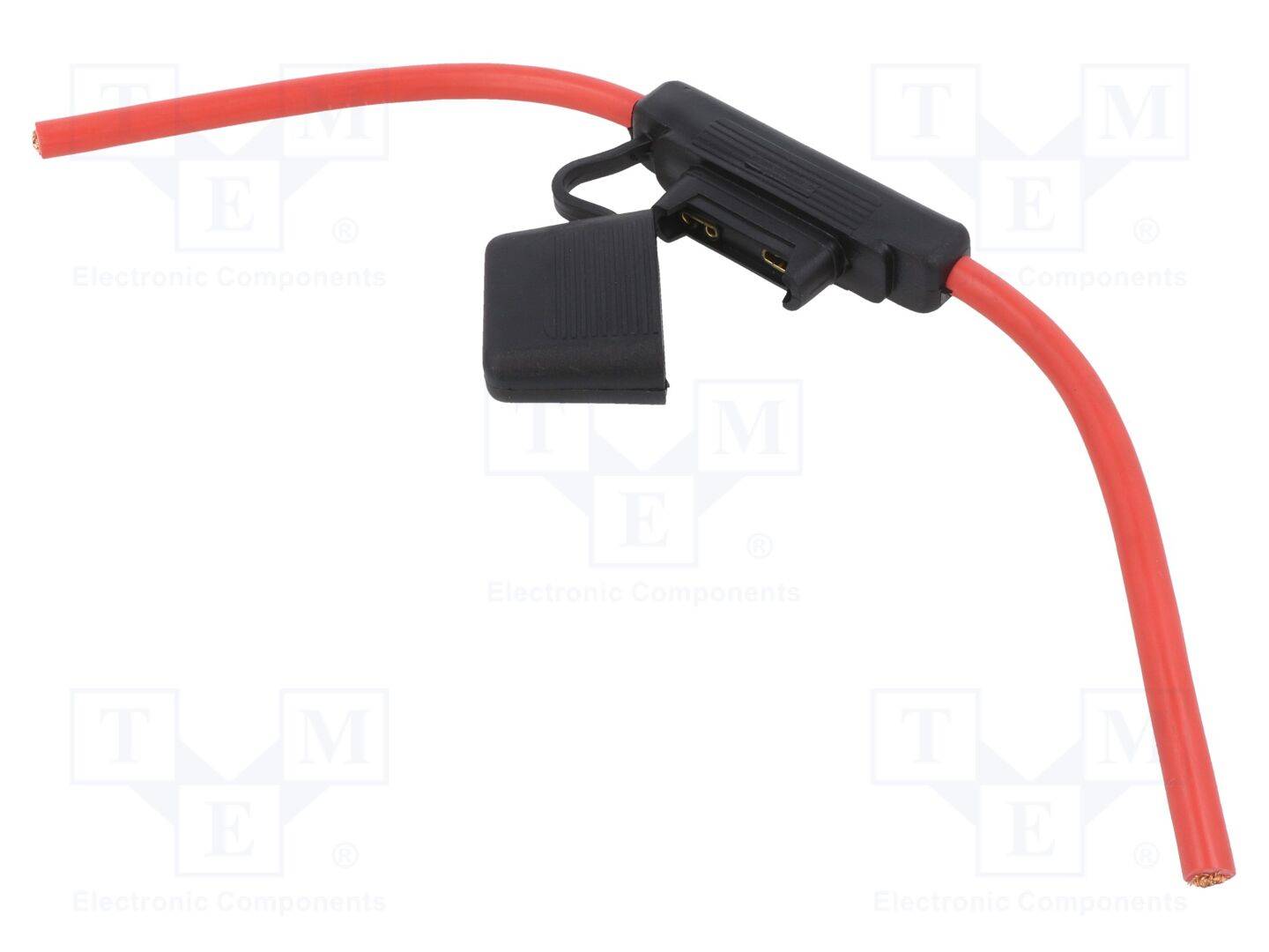OPTIFUSE LPX-01B-6R Houder; 29,7mm; 100A; Uitg: draden; 32V; Kabelkleur: rood - 1 stuk-0