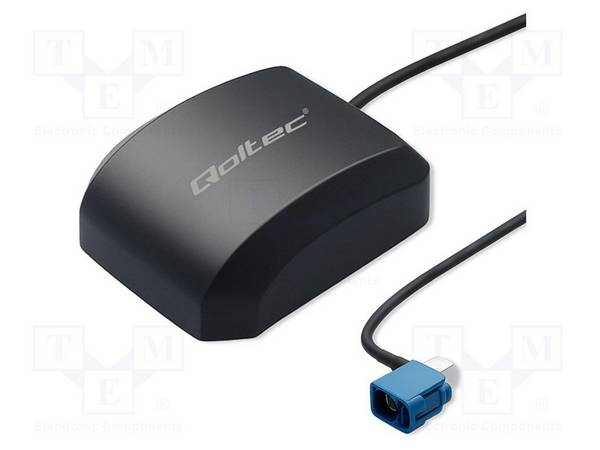 QOLTEC QOLTEC-57054 Antenna: automotive; external; GPS; Fakra; 3m; magnet - 1 stuk