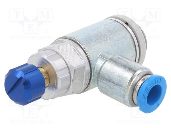 FESTO GRLA-1/4-QS-6-RS-D Smoorterugslagventiel; 0,2÷10bar; NBR-rubber; 400l/min; 6mm; GRLA - 1 stuk