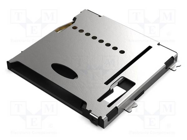 GCT MEM2075-00-140-01A Connector: voor kaarten; microSD; push-push,met borgpen; SMT - 1 stuk