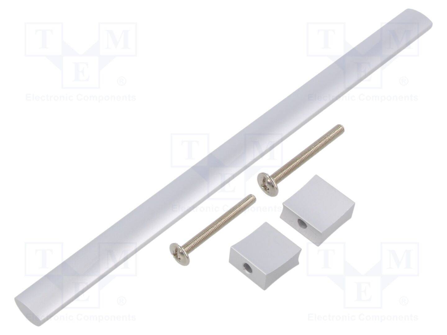 GTV Poland GTV-UA-B0-311224 Houder; aluminium; natuurlijk; H: 30,5mm; L: 244mm; W: 15,5mm - 1 stuk-0
