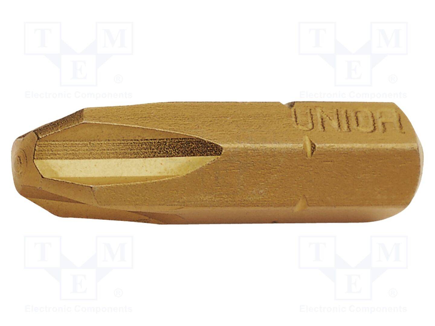 UNIOR UNIOR-604692 Schroevendraaierbit; Phillips; PH2; 1/4"; Tot.l: 25mm; 3st. - 1 verpakking-0