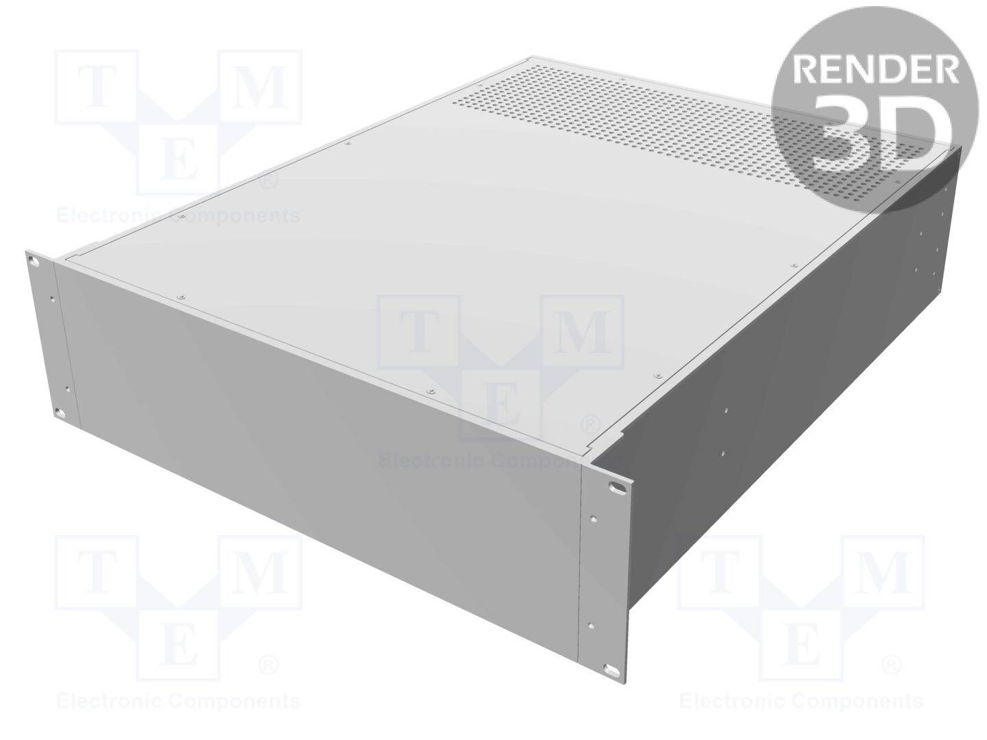 HAMMOND HM-RM3U1922VBK Behuizing: voor rackmontage; Standaard: 19"; 3U; W: 422mm; H: 133mm - 1 stuk-0