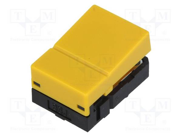 OMRON Electronic Components B3J-1300 Schakelaar: voor toetsenbord; pos: 2; SPST-NO; 0,05A/24VDC; geel - 1 stuk