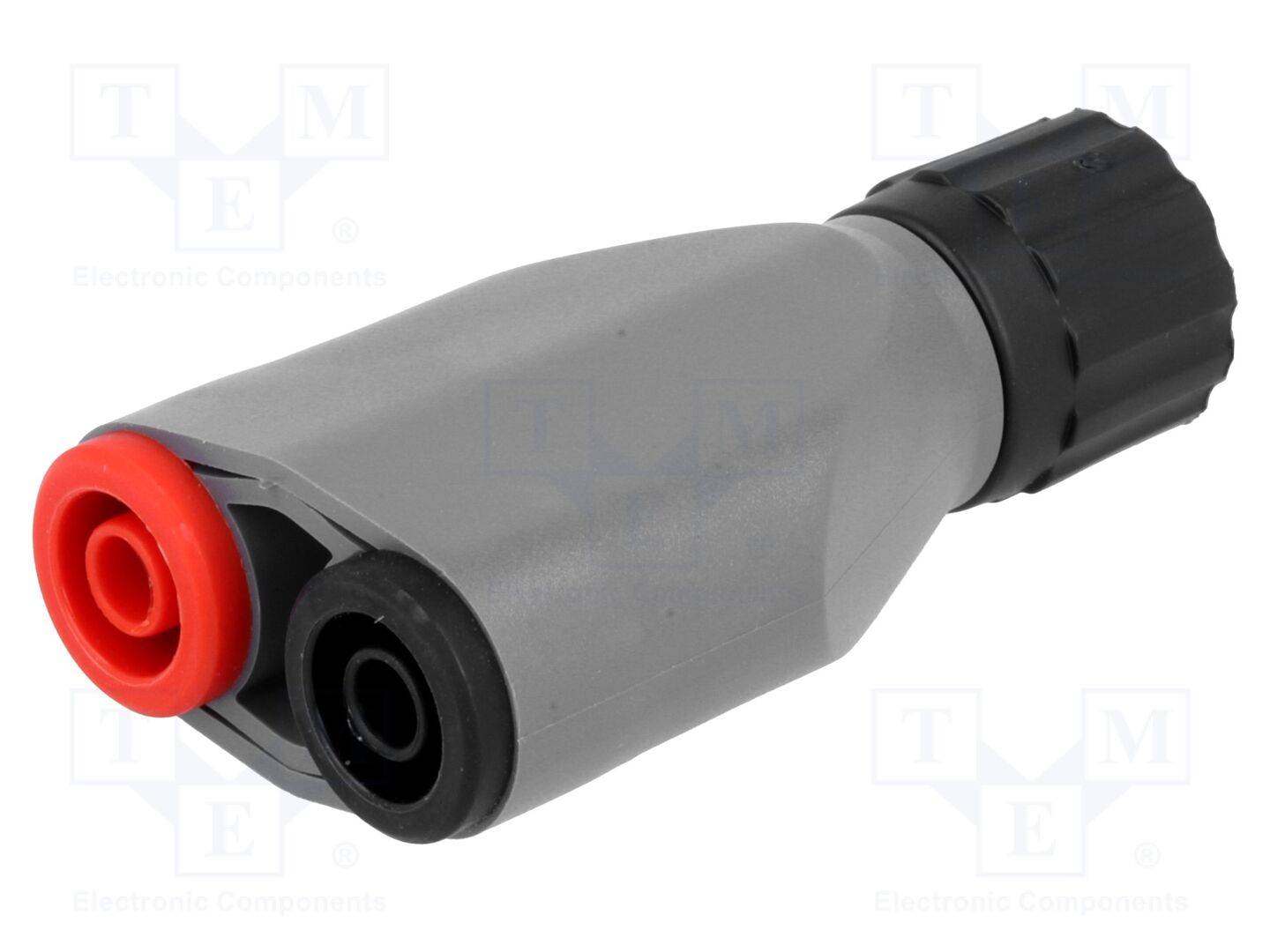 ELECTRO-PJP PJP7043-IEC Adapter; 3A; banaan aansluiting 4mm x2,BNC mannelijk; 1kV - 1 stuk-0
