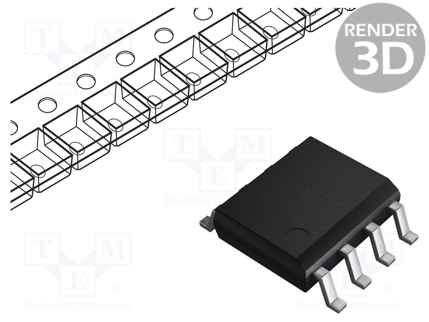 MICROCHIP TECHNOLOGY MCP6567T-E/MSVAO IC: comparator; low-power; Cmp: 2; 80ns; 1,8÷5,5V; SMT; MSOP8; 5000pA - 1 stuk-0