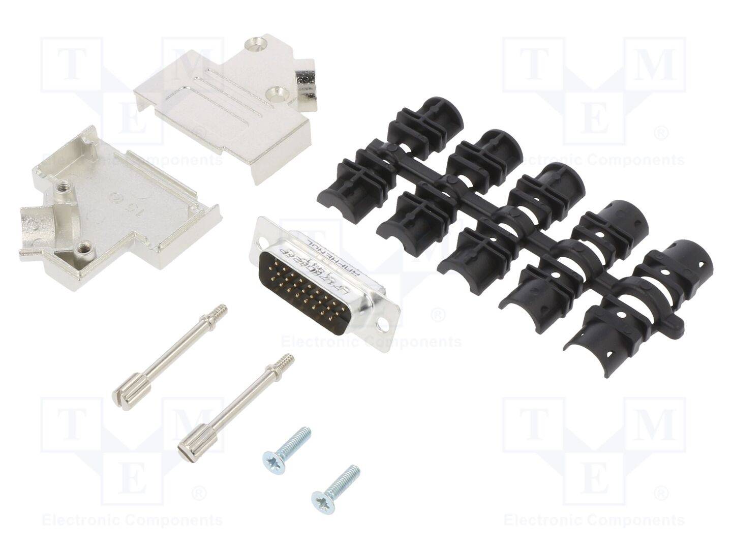 Amphenol L17D45ZK15+L717HDA26P D-sub male connectorset 45 ° Aantal polen: 26 Soldeerkelk 1 stuk(s)