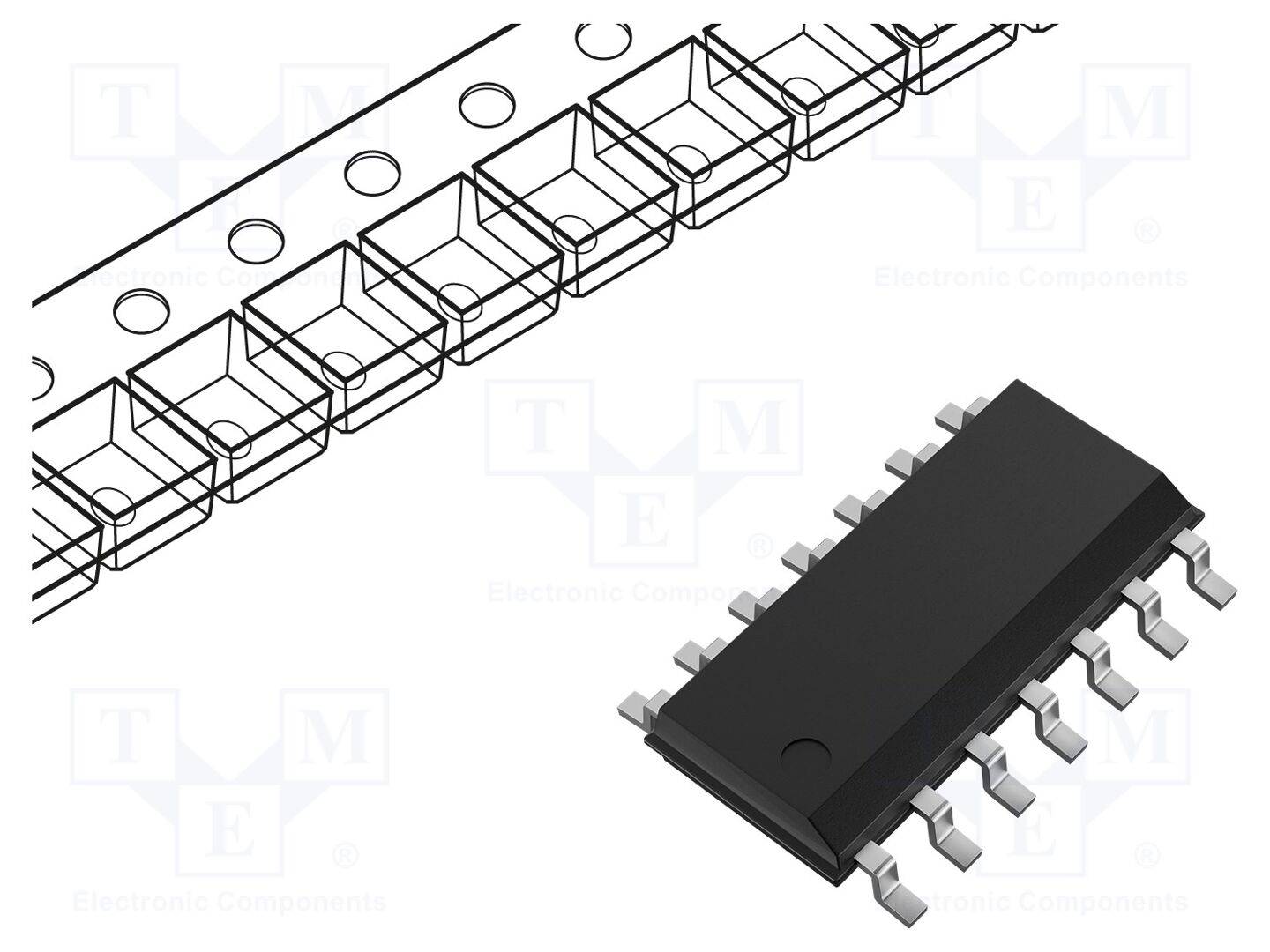 MICROCHIP TECHNOLOGY MCP14LH21814T-E/SL IC: driver; MOSFET-poortcontroller; SOIC8; -2,3÷1,9A; Ch: 2; 10÷20V - 1 stuk-0