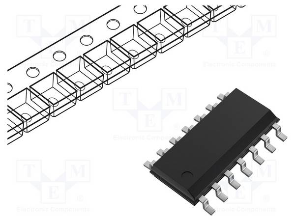 MICROCHIP TECHNOLOGY MCP14LH21814T-E/SL IC: driver; MOSFET-poortcontroller; SOIC8; -2,3÷1,9A; Ch: 2; 10÷20V - 1 stuk