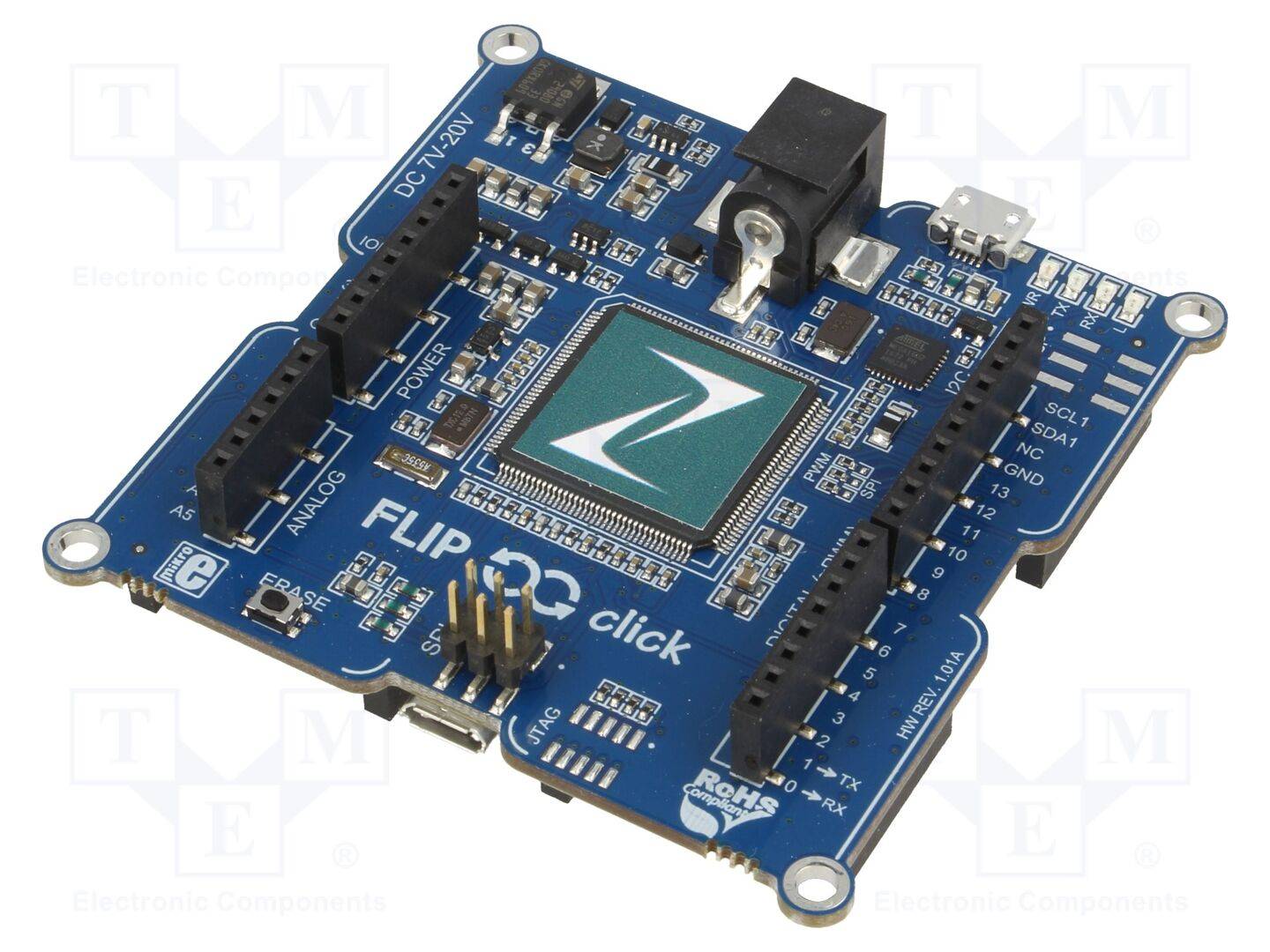 MIKROE MIKROE-2236 Ontwik.kit: Microchip ARM; SAM3X; insteekprintplaat - 1 stuk-0