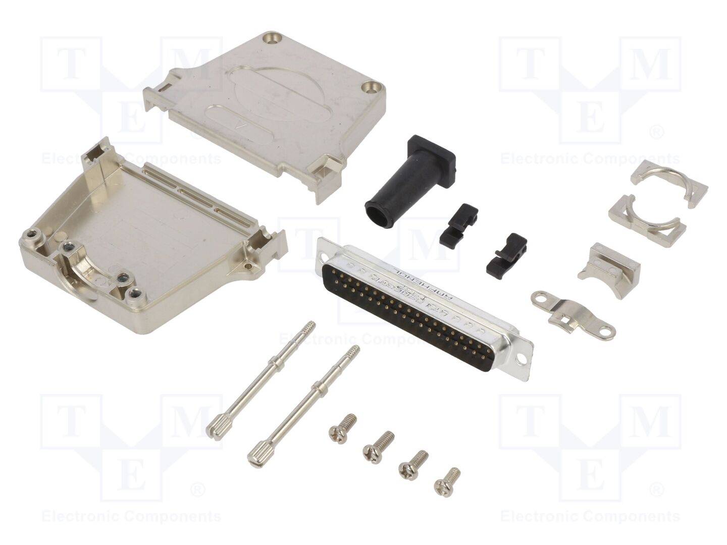 AMPHENOL COMMUNICATIONS SOLUTIONS DTZF-LJSRG-37MSSL Connector: D-Sub; PIN: 37; mannelijk; recht; solderen; voor draad -