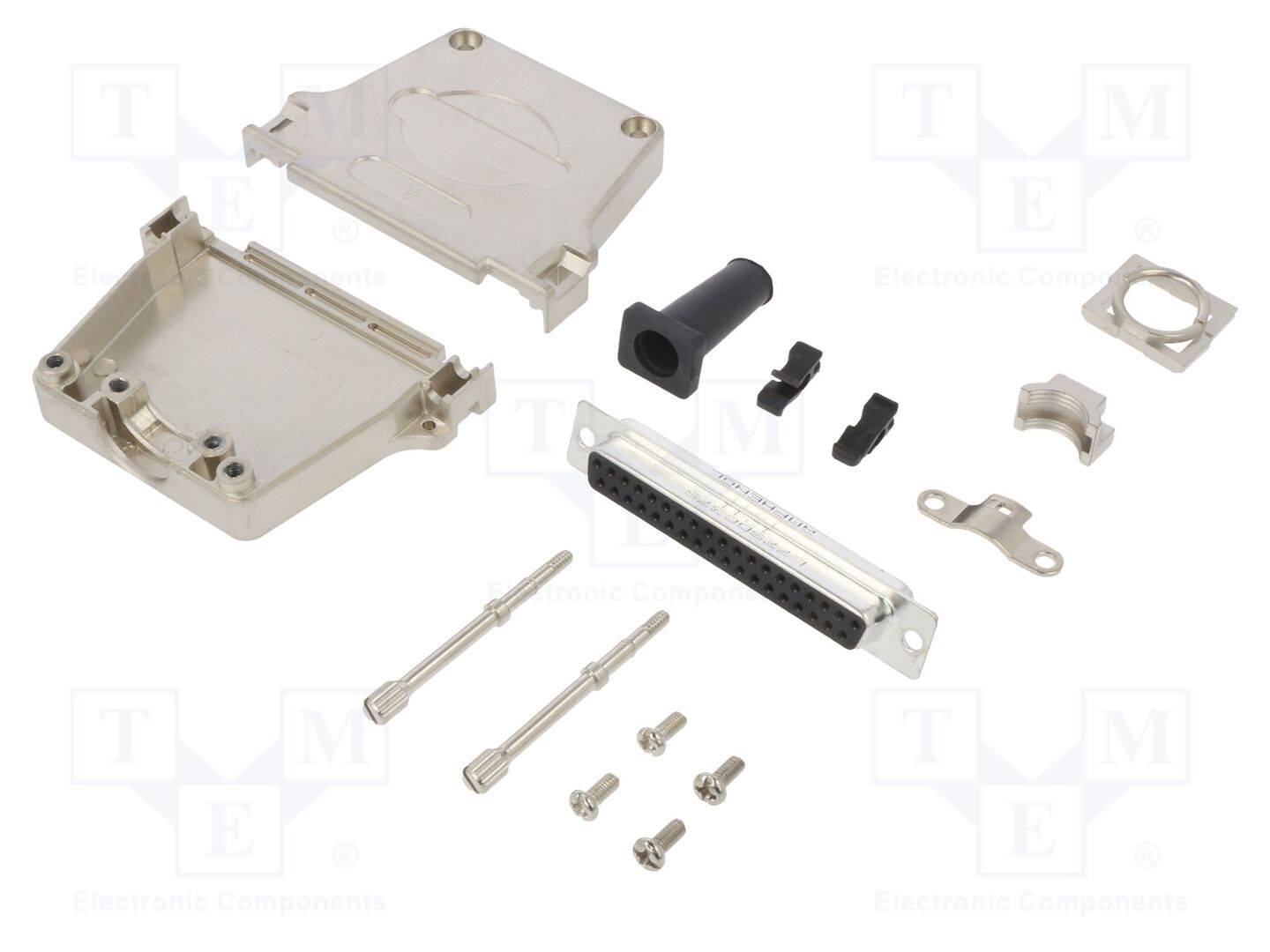 AMPHENOL COMMUNICATIONS SOLUTIONS DTZF-LJSRG-37FSSL Connector: D-Sub; PIN: 37; vrouwelijk; recht; solderen; voor draad -