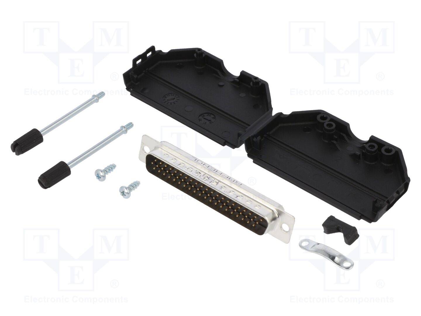AMPHENOL COMMUNICATIONS SOLUTIONS DPPKBK-62MHSL Connector: D-Sub HD; PIN: 62; mannelijk; recht; solderen; UNC 4-40 - 1 s