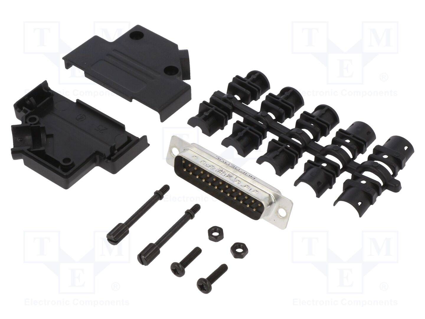 Amphenol L17DTPK-P-25+L717SDB25P D-sub male connectorset 180 ° Aantal polen: 25 Soldeerkelk 1 stuk(s)