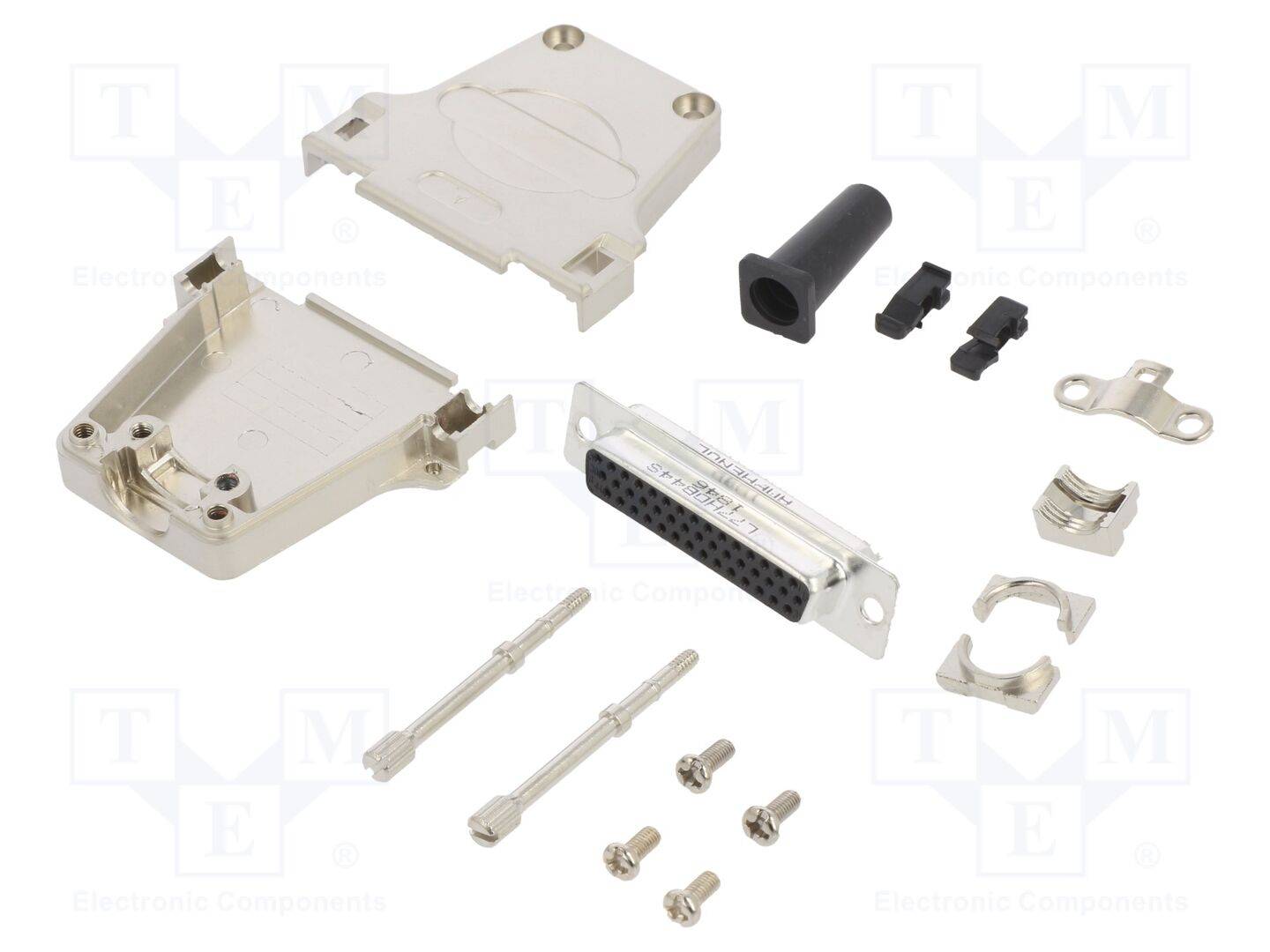 AMPHENOL COMMUNICATIONS SOLUTIONS DTZF-LJSRG-44FHSL Connector: D-Sub HD; PIN: 44; vrouwelijk; recht; solderen; UNC 4-40