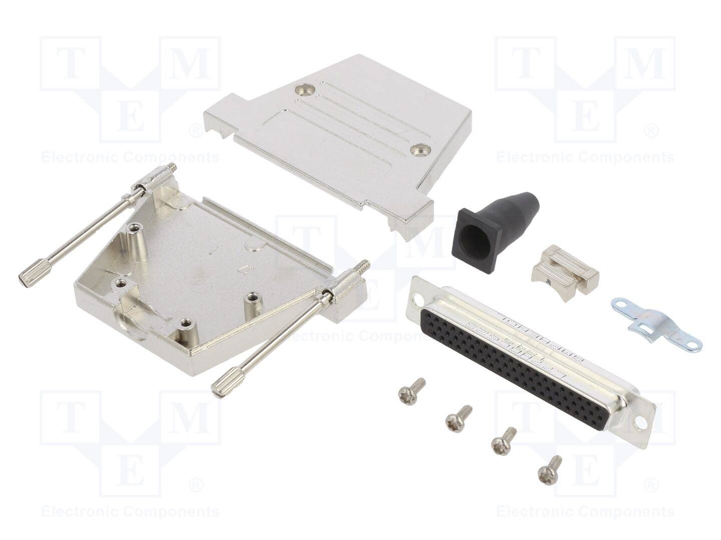 AMPHENOL COMMUNICATIONS SOLUTIONS DTSL-RGLJST-62FHSL Connector: D-Sub HD; PIN: 62; vrouwelijk; recht; solderen; UNC 4-40
