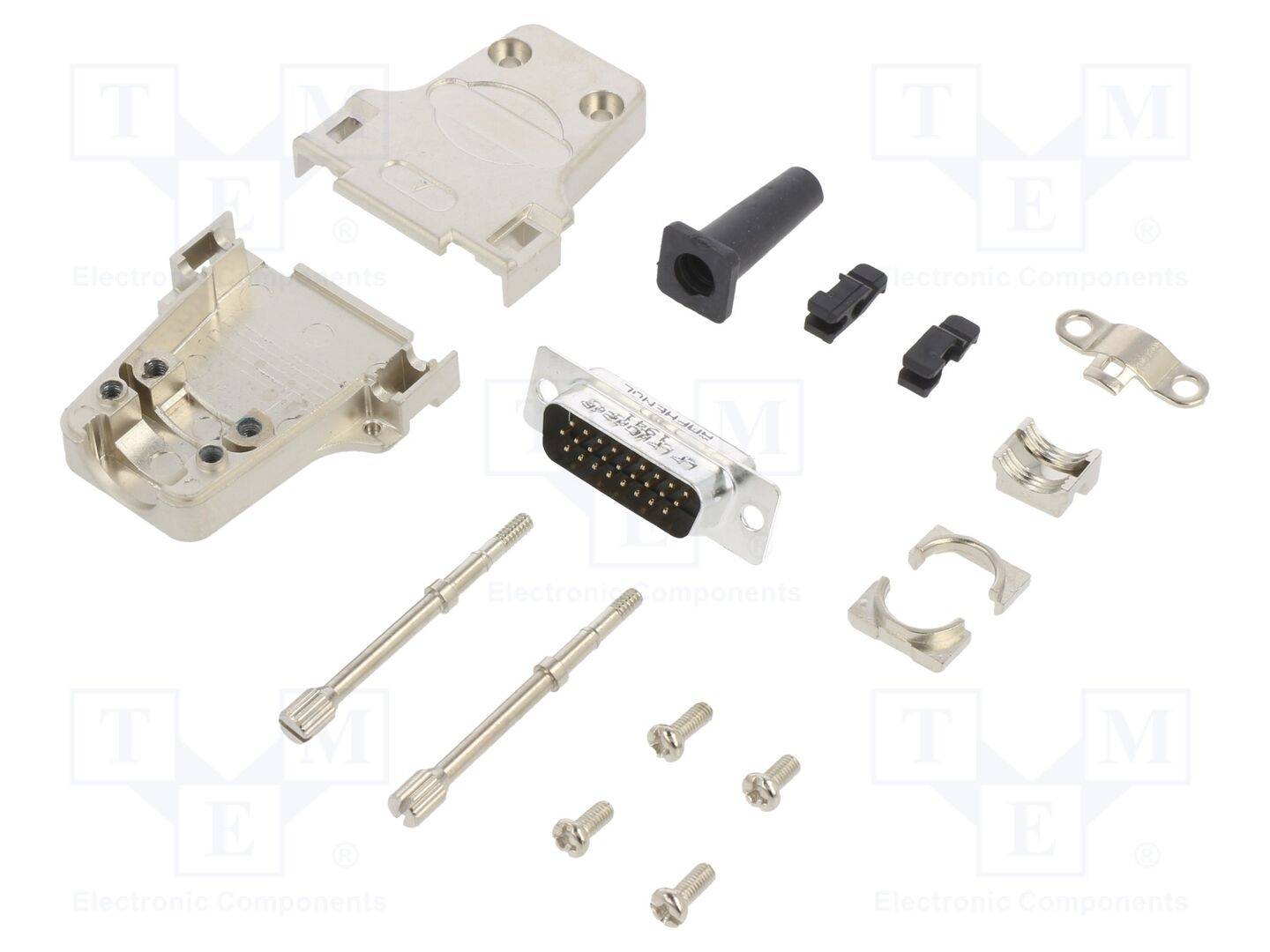 AMPHENOL COMMUNICATIONS SOLUTIONS DTZF-LJSRG-26MHSL Connector: D-Sub HD; PIN: 26; mannelijk; recht; solderen; UNC 4-40 -