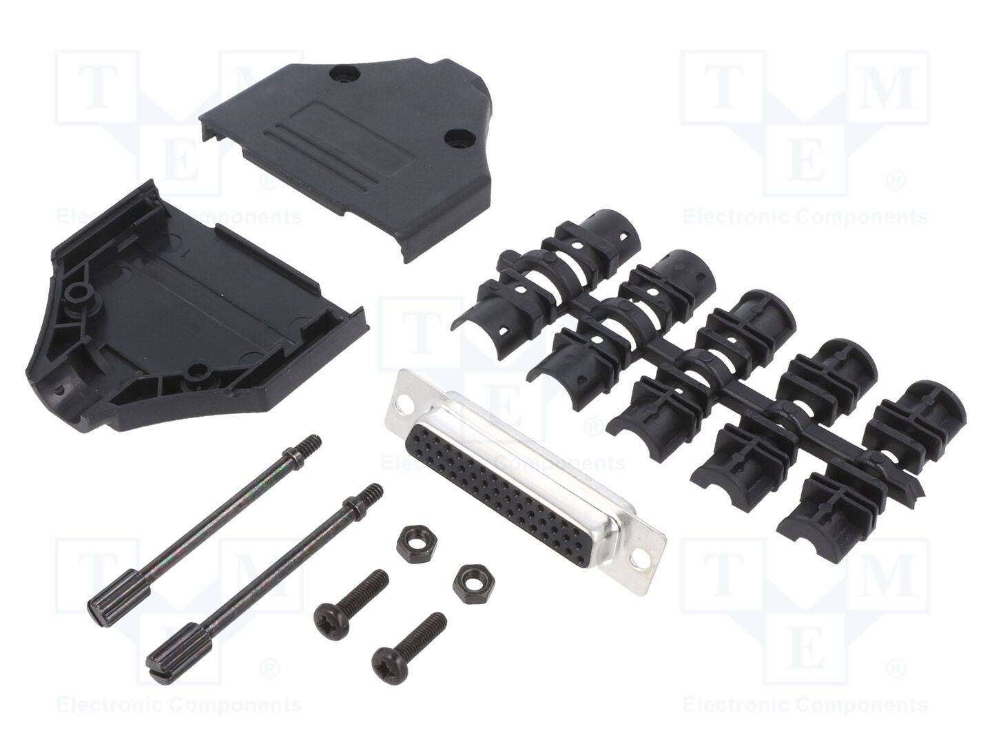 AMPHENOL COMMUNICATIONS SOLUTIONS DTPKP-44FHSL Connector: D-Sub HD; PIN: 44; vrouwelijk; recht; solderen; UNC 4-40 - 1 s